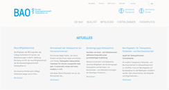 Desktop Screenshot of bao-osteopathie.de